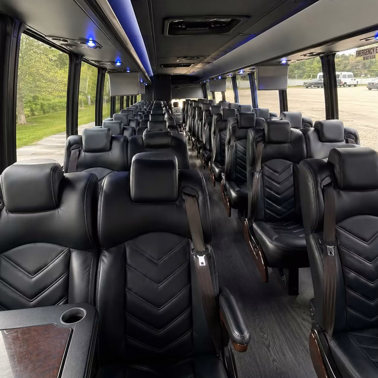 25 passenger minibus inside