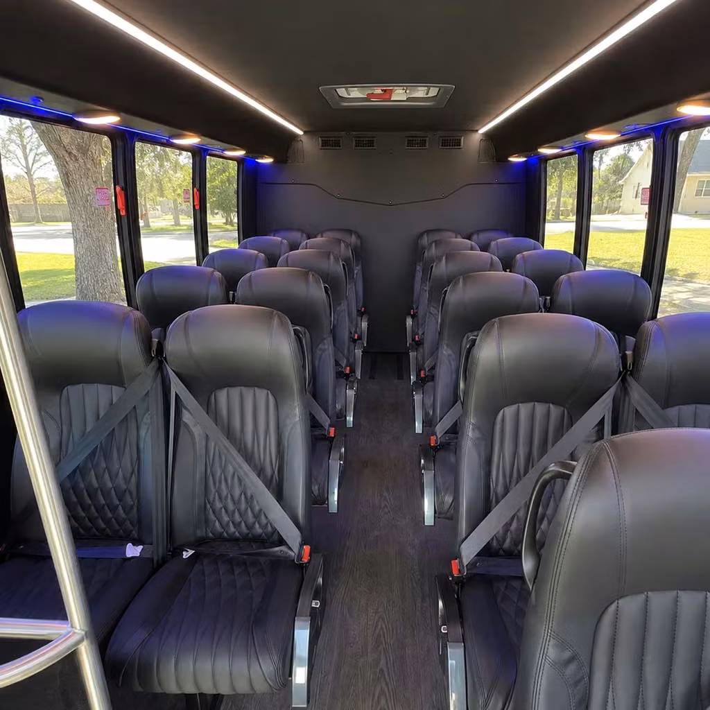 30 passenger minibus interior