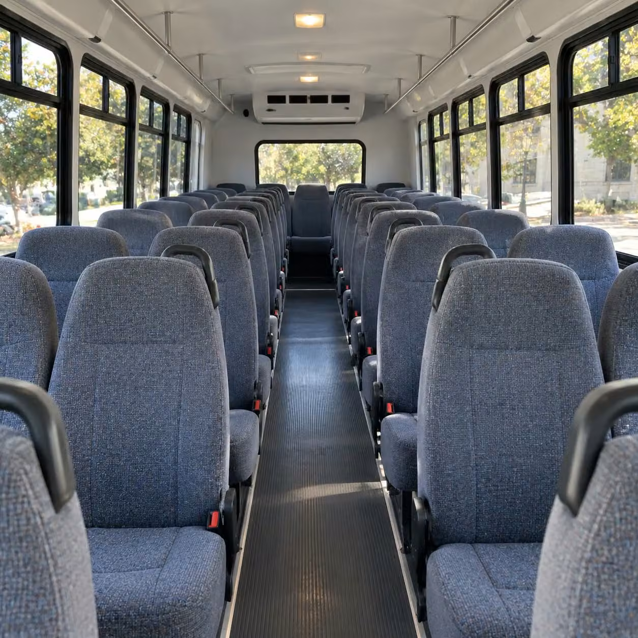 35 passenger minibus interior