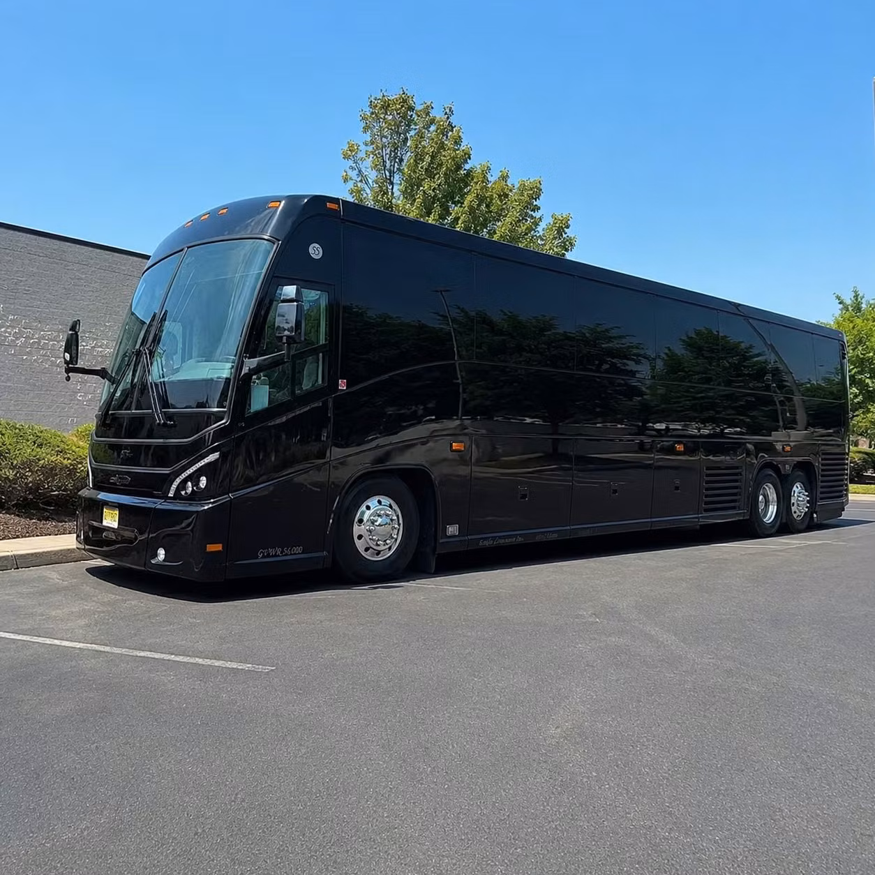 56 passenger charter bus