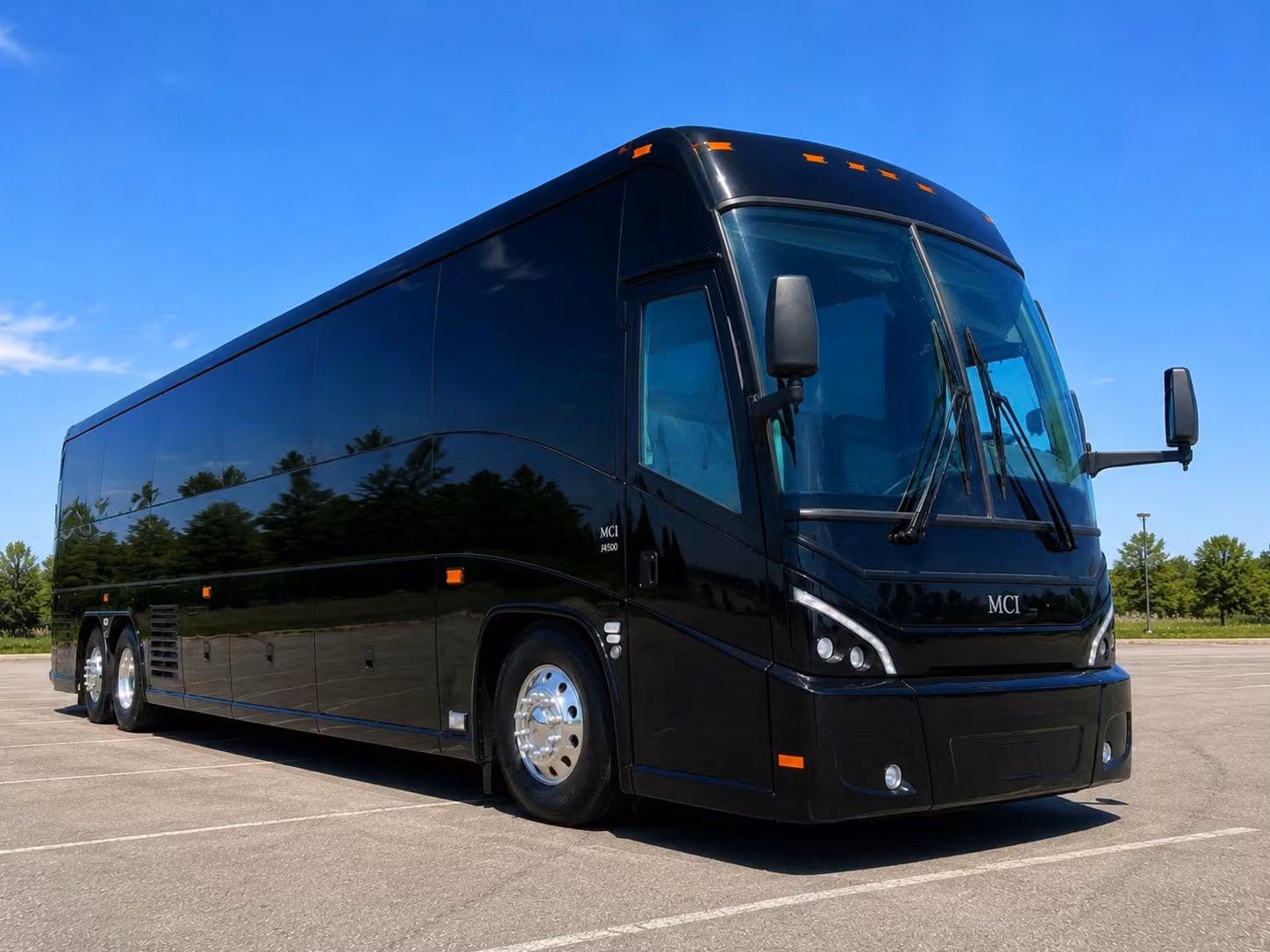charter bus rentals for independence weddings and special celebrations