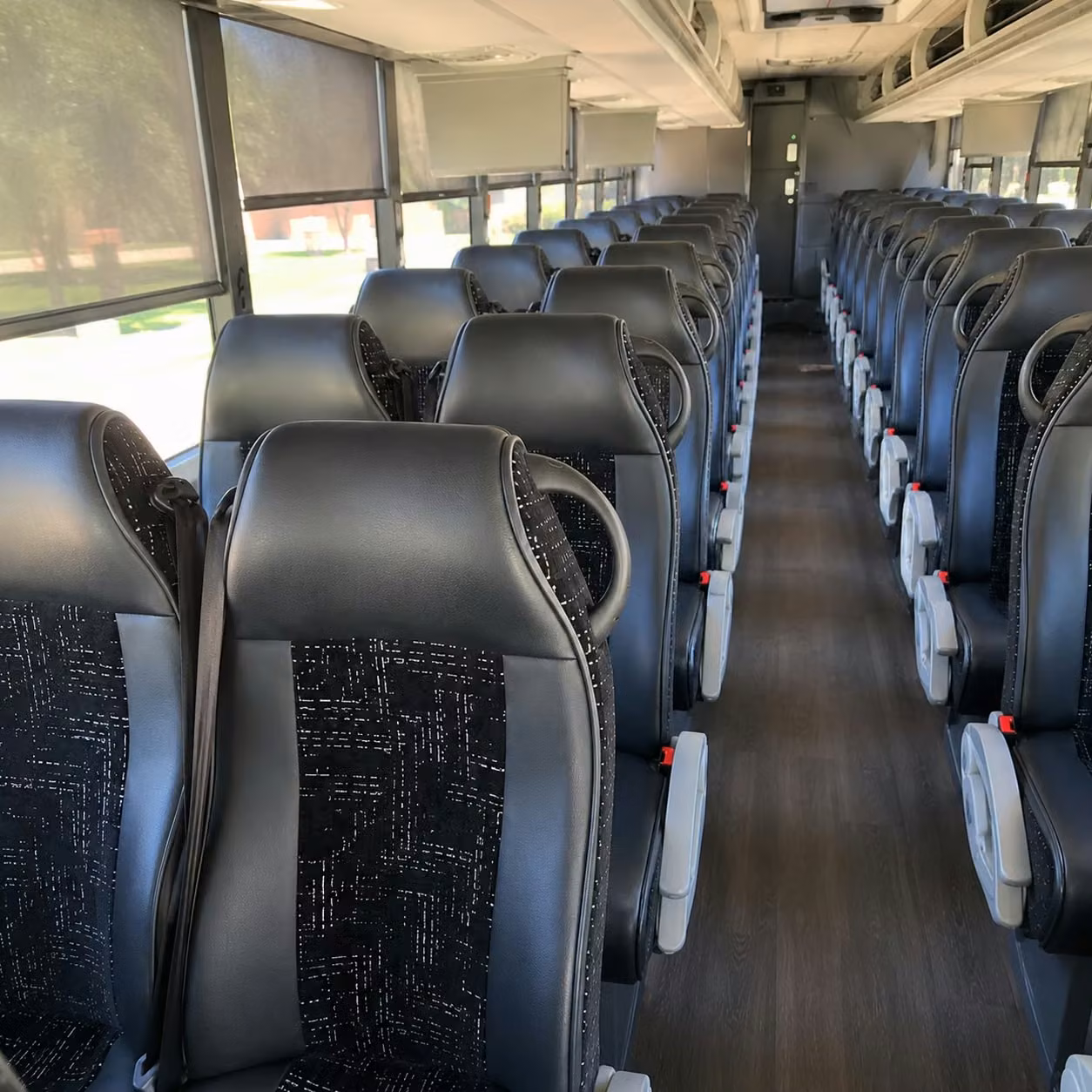 independence charter bus interior