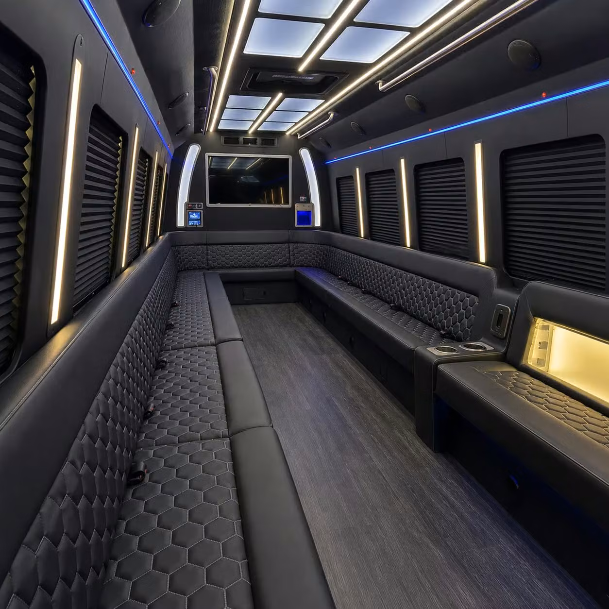 party bus interior