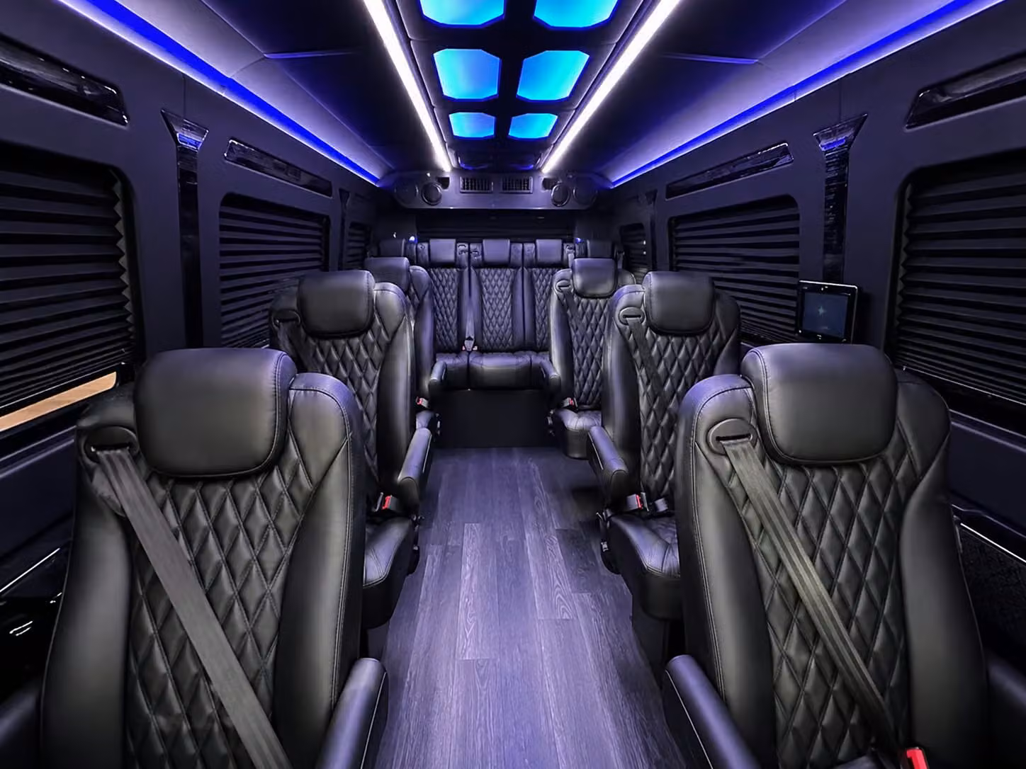 sprinter van with driver interior